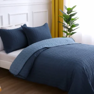 Cubrecamas Pinsonic "reversible" con funda de almohadas