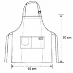Delantal Jean Impermeable - Imagen 6